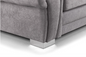 Verona Grey Corner Sofa - Soft Fabric Scatter back Cushions-Sofa For Sale-2C2 Large Couch