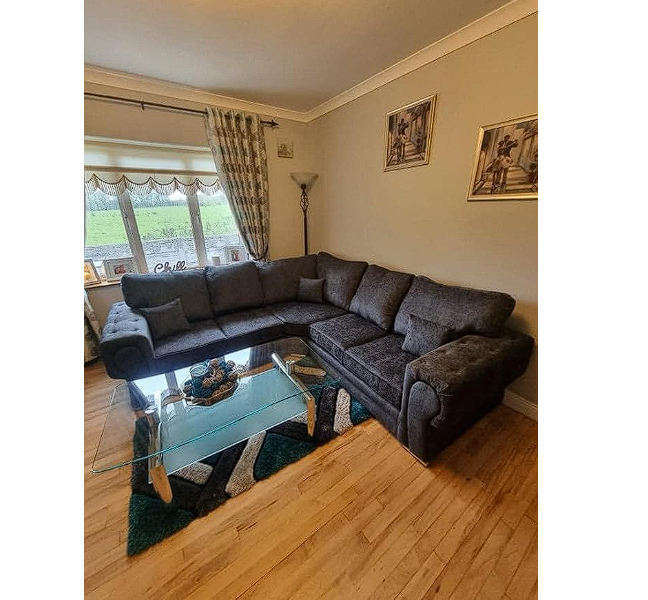 Verona Chesterfield Corner Sofa Range | 2c2 3c2 2c1 and fabrics available | Corner Sofa Living Room UK